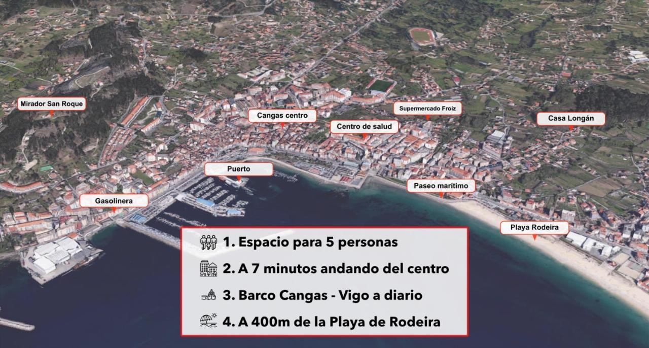 Casa Longan, Completo Alojamiento Cerca De La Playa Cangas do Morrazo Exteriér fotografie
